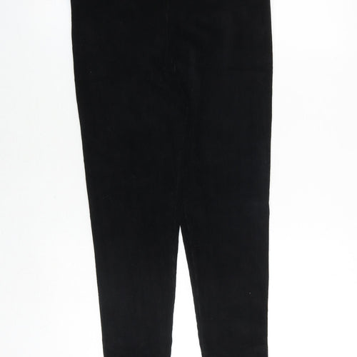 Marks and Spencer Womens Black Polyester Carrot Leggings Size 10