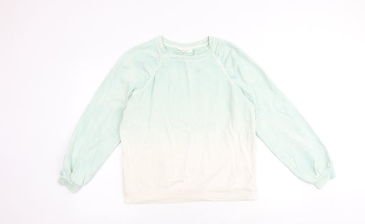 Per Una Womens Multicoloured Geometric 100% Cotton Pullover Sweatshirt Size 12 Pullover - Ombre effect