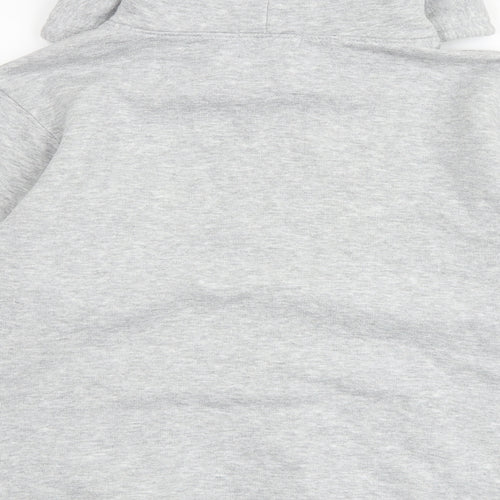 PRETTYLITTLETHING Womens Grey Cotton Pullover Hoodie Size S Pullover