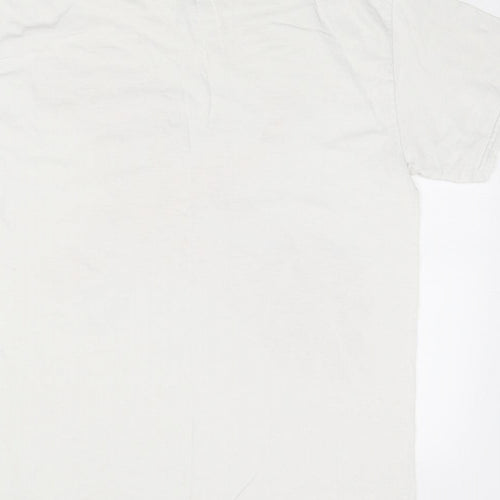 Harry Potter Mens White Cotton T-Shirt Size M Round Neck