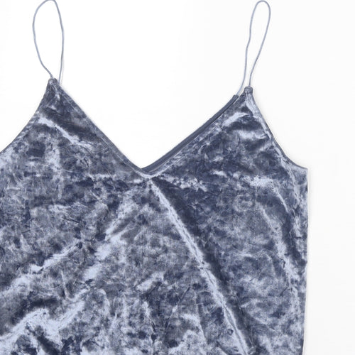 Divided by H&M Womens Blue Polyester Camisole Tank Size M V-Neck
