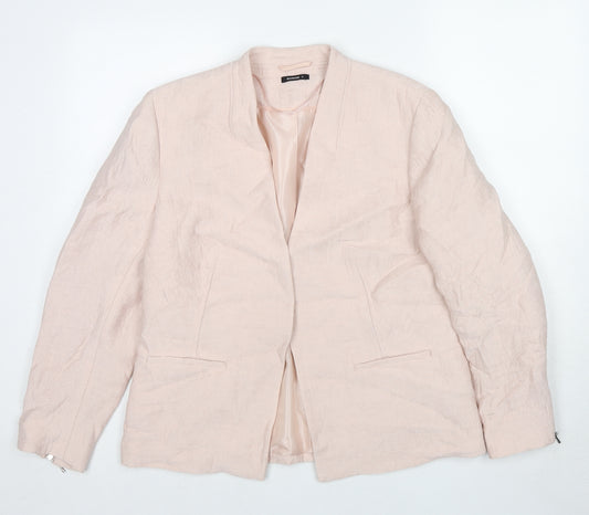 Roman Womens Pink Jacket Blazer Size 16