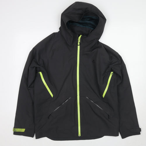 Quechua Boys Grey Windbreaker Jacket Size 14-15 Years Zip