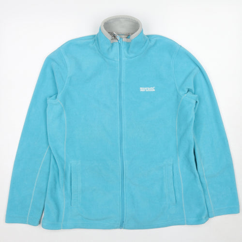 Regatta Womens Blue Jacket Size 14 Zip