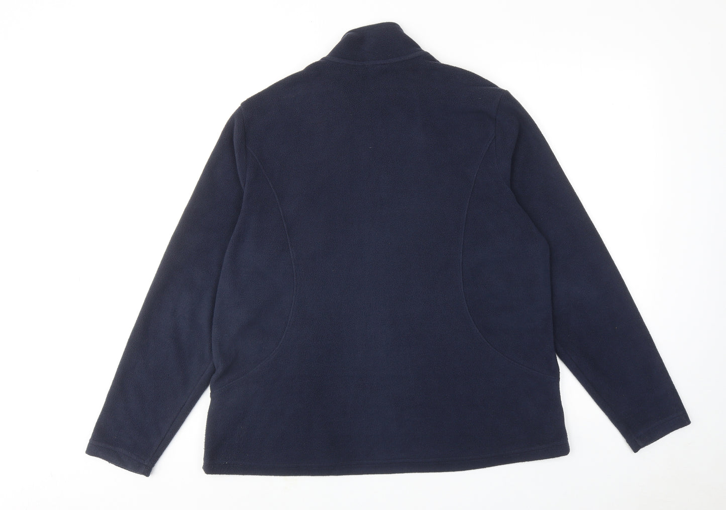 Marks and Spencer Womens Blue Jacket Size 18 Zip