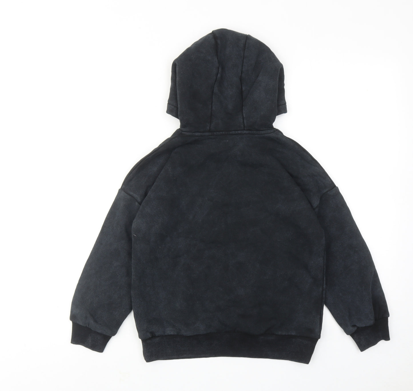 Stranger Things Boys Black Cotton Pullover Hoodie Size 7-8 Years Pullover