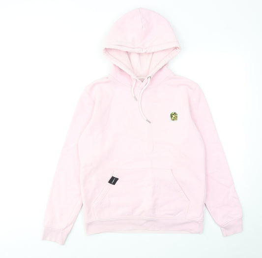 Forty Womens Pink Cotton Pullover Hoodie Size XS Pullover