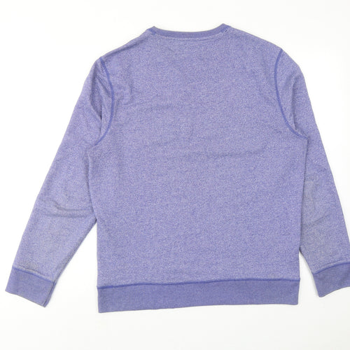Burton Mens Blue Cotton Pullover Sweatshirt Size M - New York