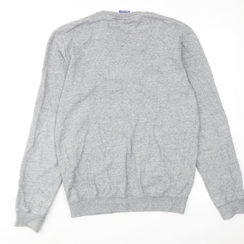 Champion Mens Grey Cotton Pullover Sweatshirt Size S