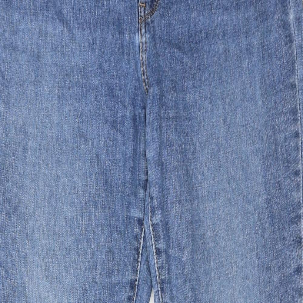 Levi's Womens Blue Cotton Skinny Jeans Size 30 in Regular Zip