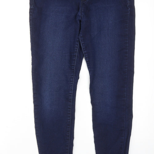 Dorothy Perkins Womens Blue Cotton Jegging Jeans Size 12 Regular