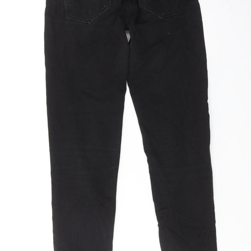 H&M Womens Black Cotton Skinny Jeans Size 25 in L32 in Regular Zip