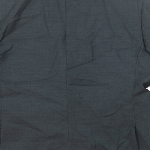 Autograph Mens Grey Wool Jacket Suit Jacket Size 44 Regular