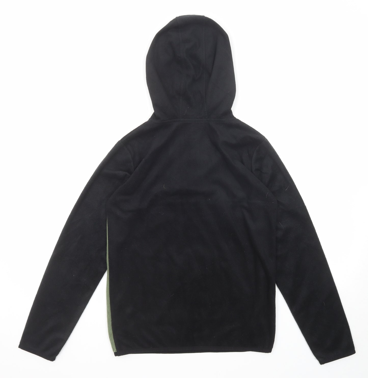 Glacier Point Boys Black Polyester Pullover Hoodie Size 11 Years Zip