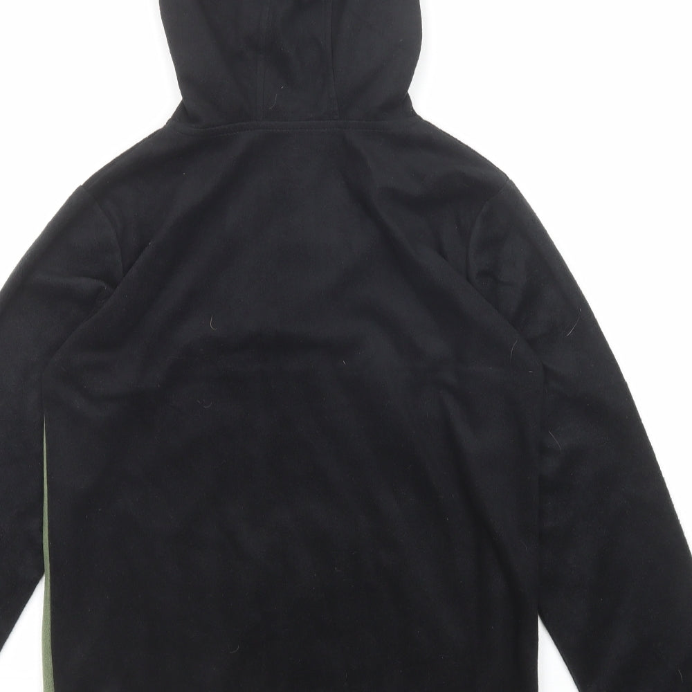Glacier Point Boys Black Polyester Pullover Hoodie Size 11 Years Zip