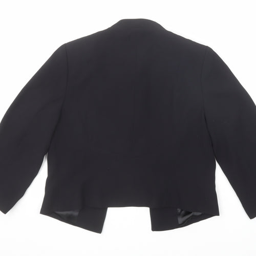 Jacques Vert Womens Black Jacket Blazer Size 10