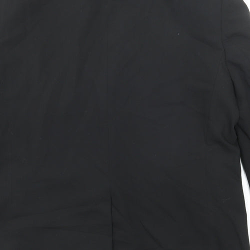 NEXT Mens Black Polyester Jacket Suit Jacket Size 42 Regular