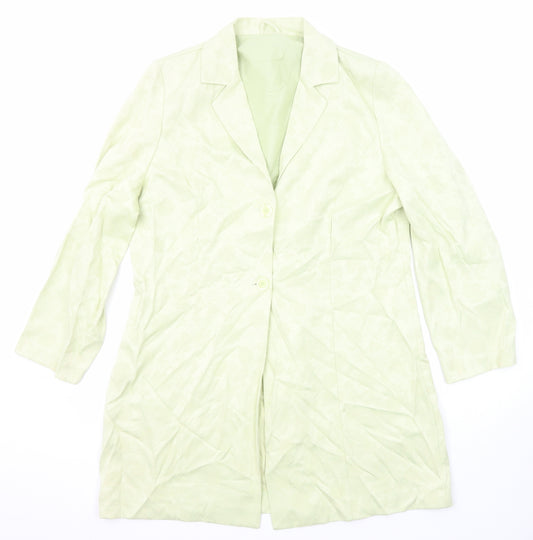 Profile Womens Green Jacket Blazer Size 16 Button
