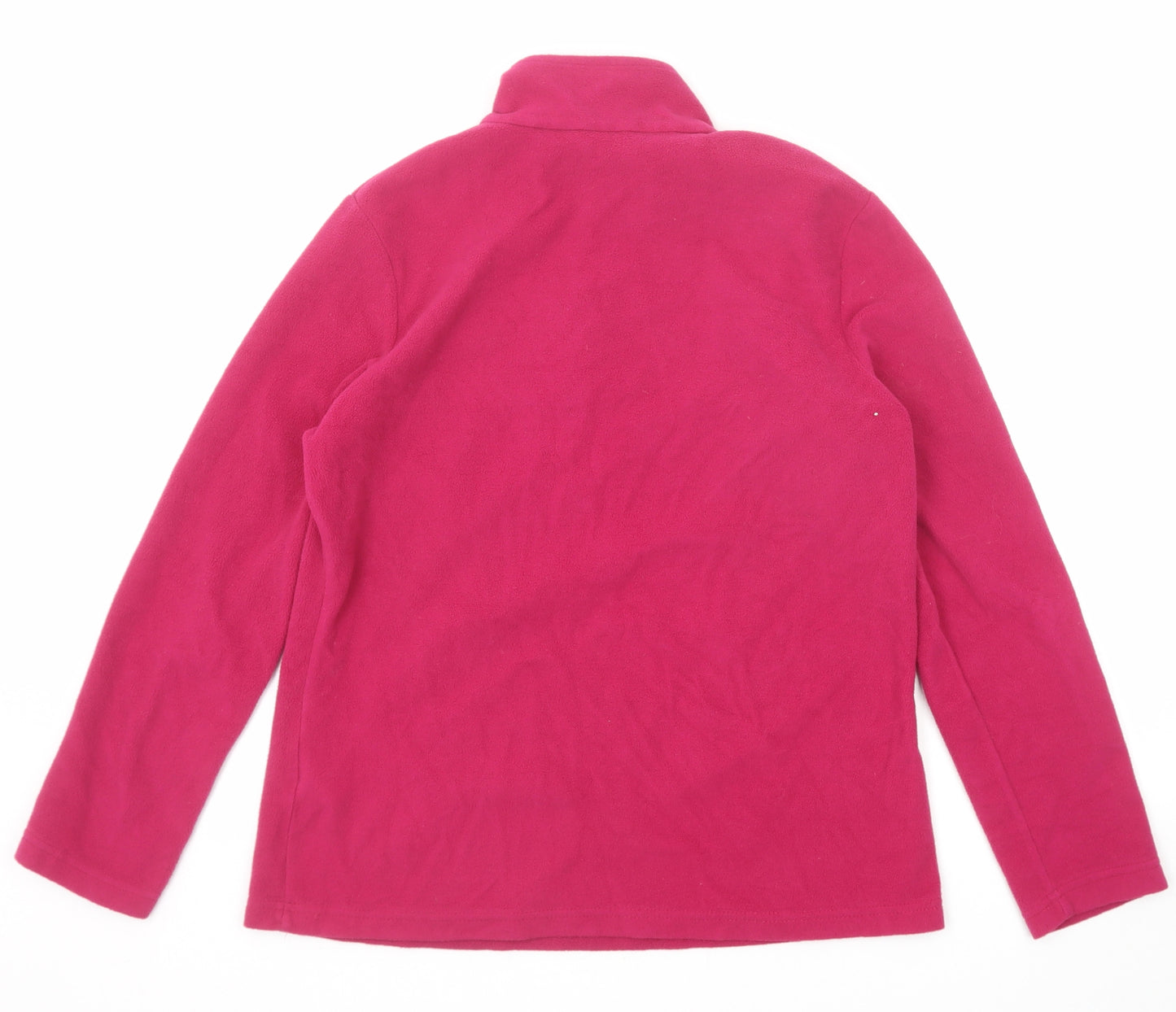 Regatta Womens Pink Polyester Pullover Sweatshirt Size 14 Zip
