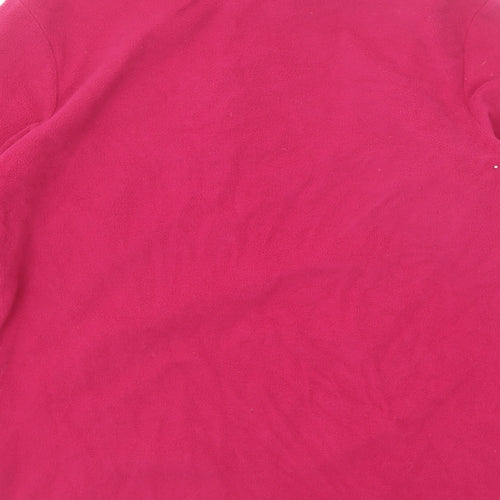 Regatta Womens Pink Polyester Pullover Sweatshirt Size 14 Zip