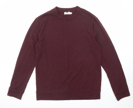 Topman Mens Purple Cotton Pullover Sweatshirt Size 2XL