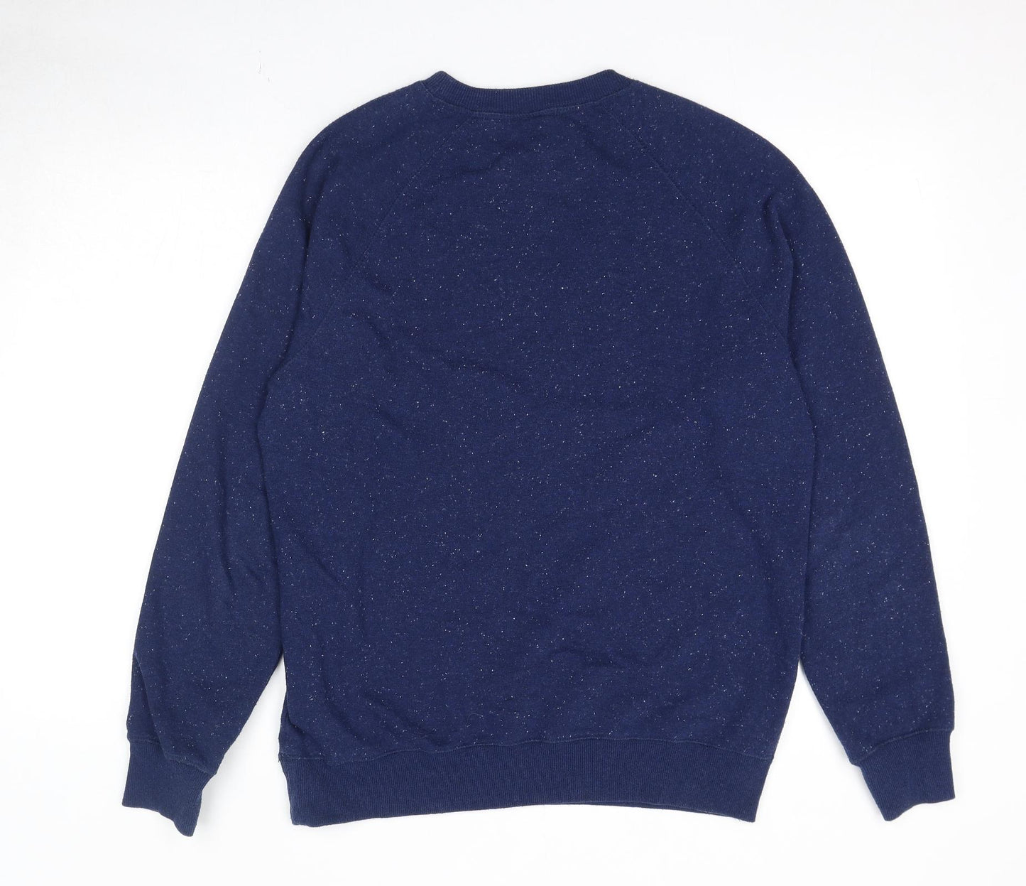 Divided by H&M Mens Blue Cotton Pullover Sweatshirt Size M