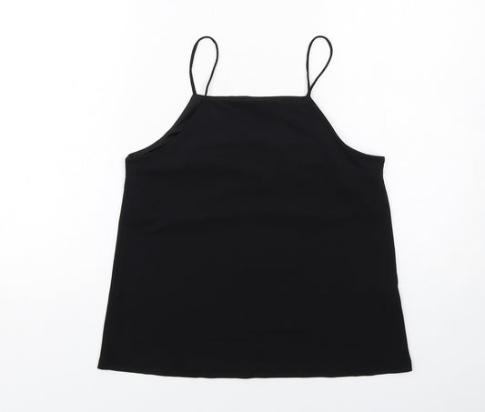 H&M Womens Black Polyester Camisole Tank Size XS Square Neck