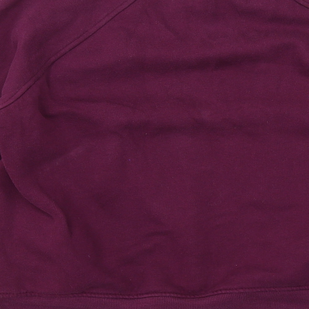 GOODMOVE Womens Purple Polyester Pullover Sweatshirt Size 8 Pullover