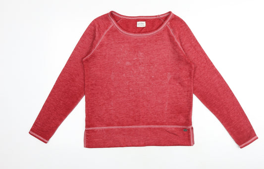Saltrock Womens Red Cotton Pullover Sweatshirt Size 8 Pullover