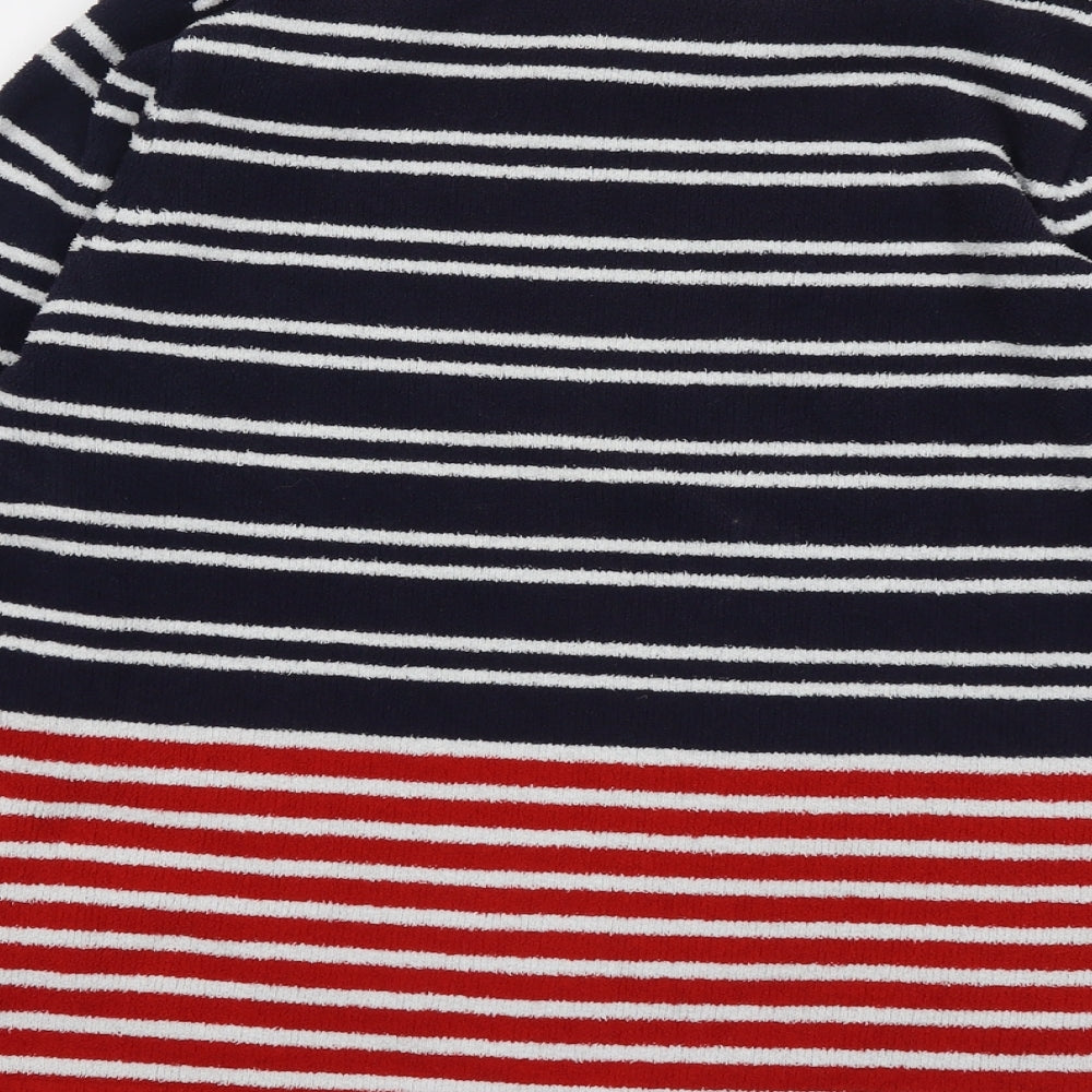 Joules Womens Multicoloured Round Neck Striped Polyester Pullover Jumper Size 16