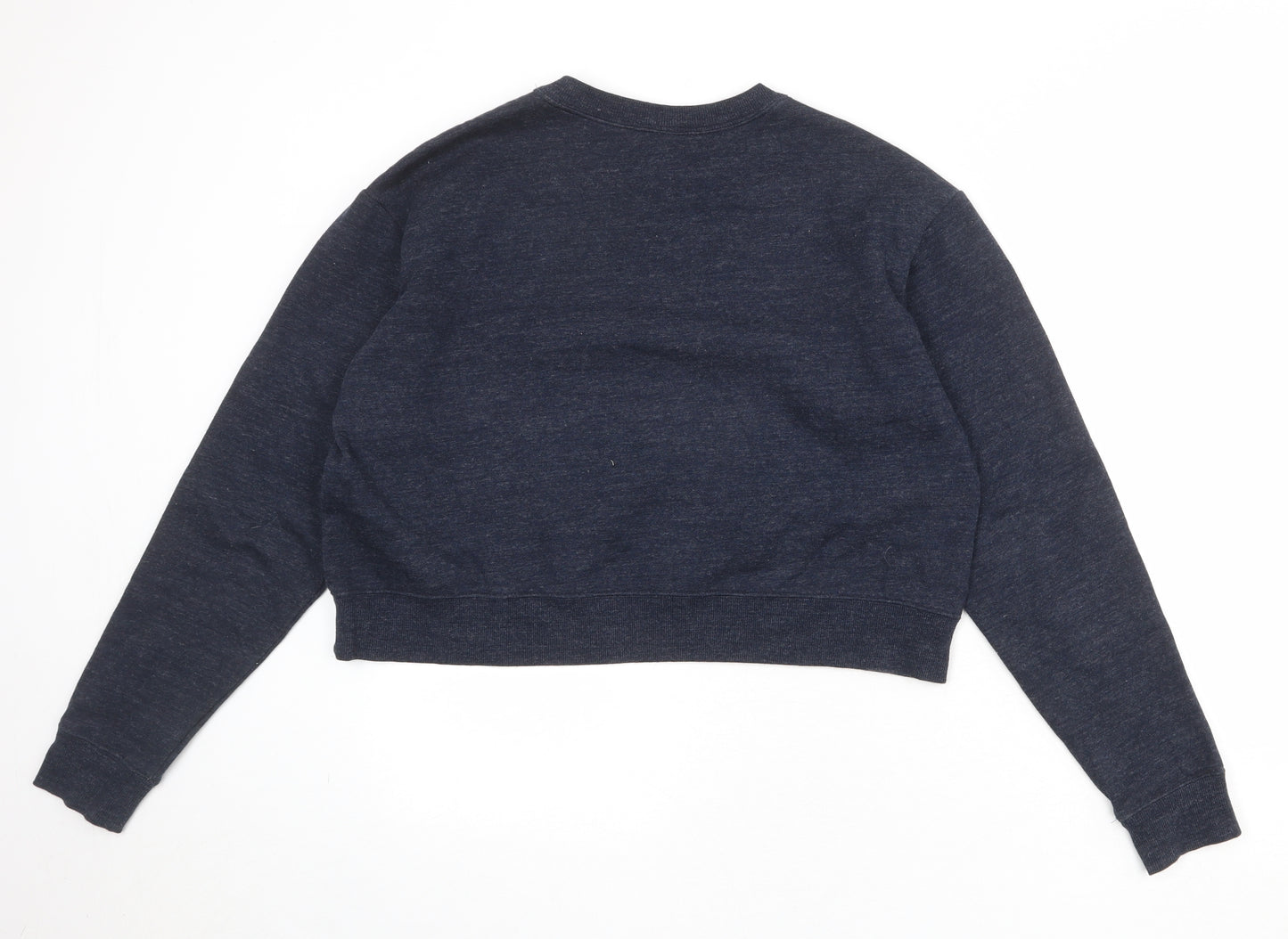 H&M Womens Blue Cotton Pullover Sweatshirt Size M Pullover