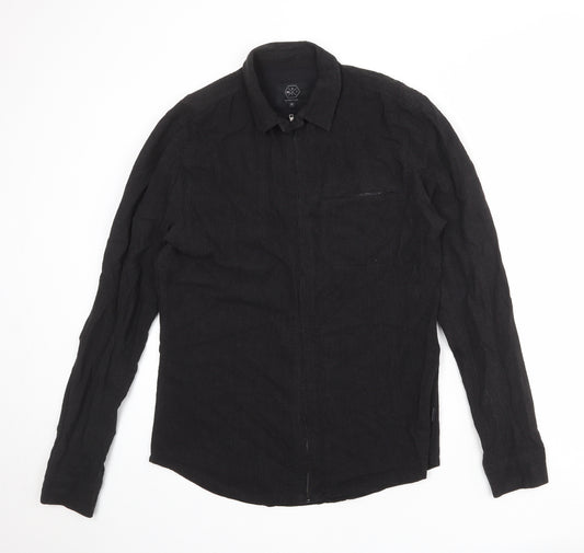 Bellfield Projex Mens Black Jacket Size M Zip - Pocket