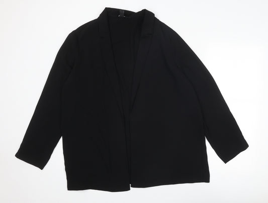 New Look Womens Black Jacket Blazer Size 18