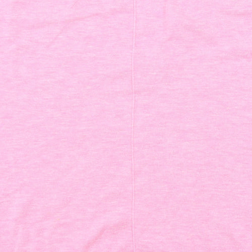 Hush Womens Pink V-Neck Lyocell Pullover Jumper Size XL