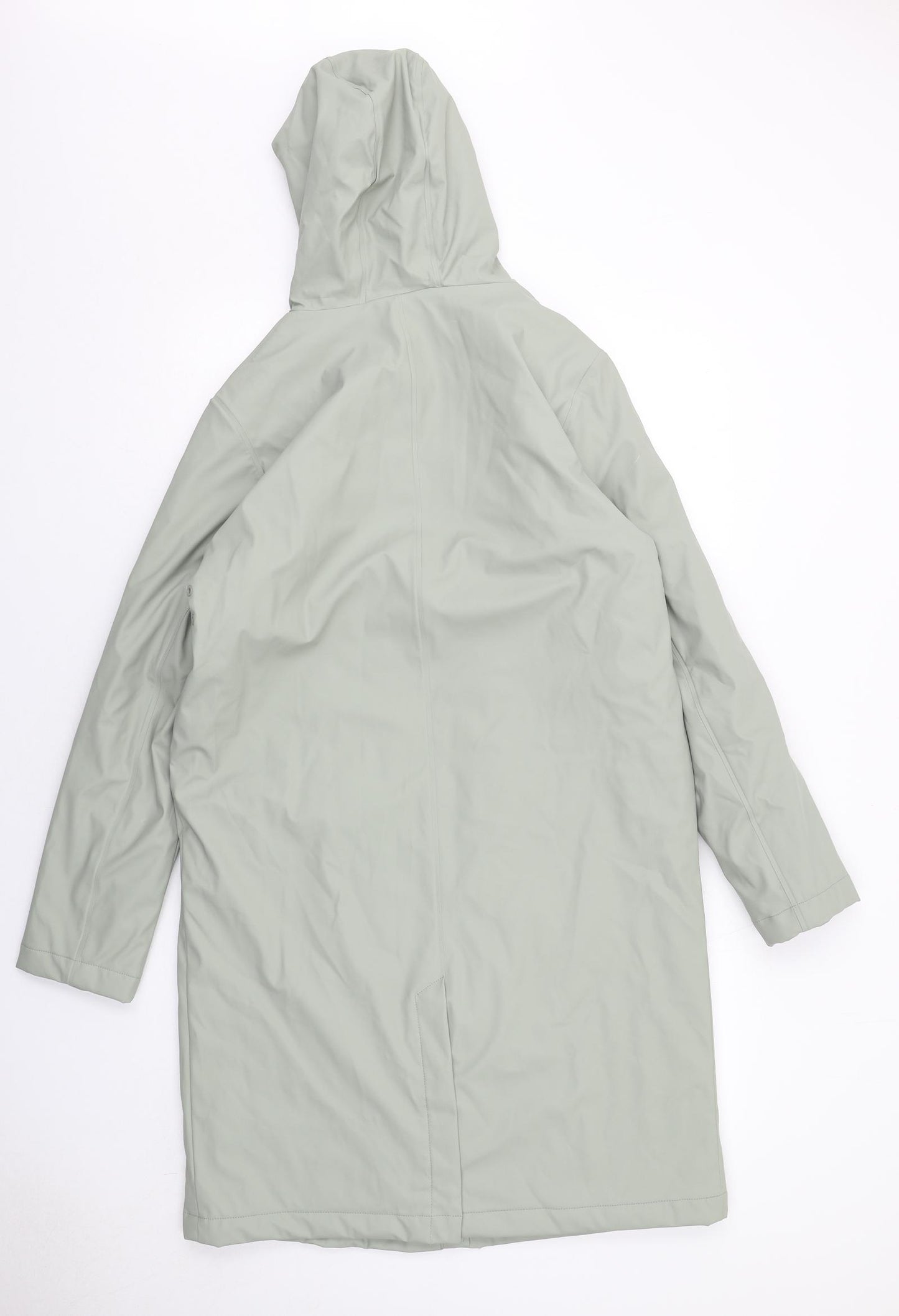 Marks and Spencer Womens Green Rain Coat Coat Size 10 Zip