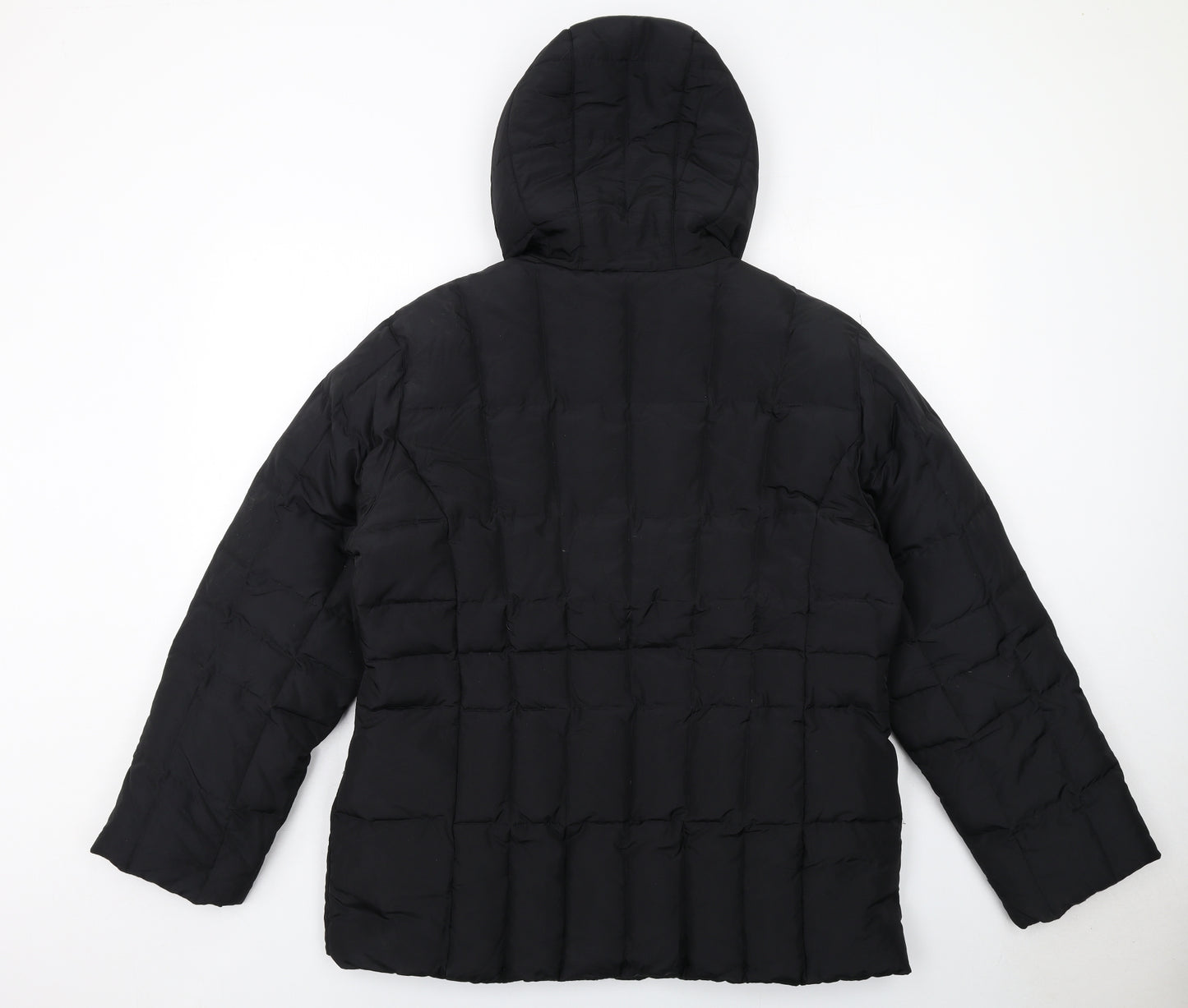 Alfani Womens Black Quilted Jacket Size XL Zip