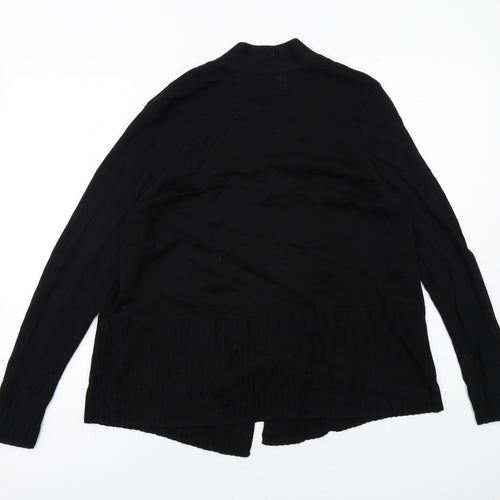 Per Una Womens Black V-Neck Viscose Cardigan Jumper Size 18