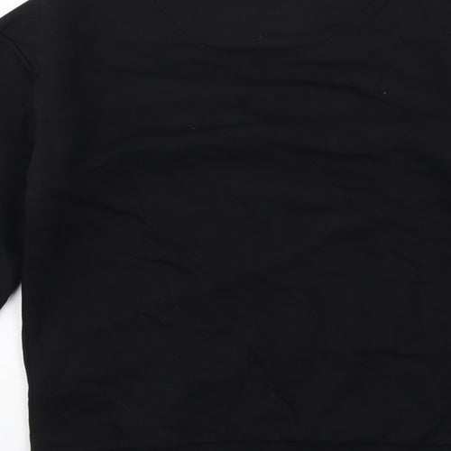 Stranger Things Boys Black Cotton Pullover Sweatshirt Size 8-9 Years Pullover - Stranger Things