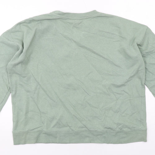 John Lewis Womens Green Cotton Pullover Sweatshirt Size L Pullover - Love