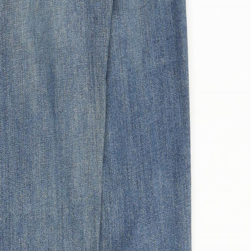 AllSaints Womens Blue Cotton Skinny Jeans Size 25 in Slim Zip
