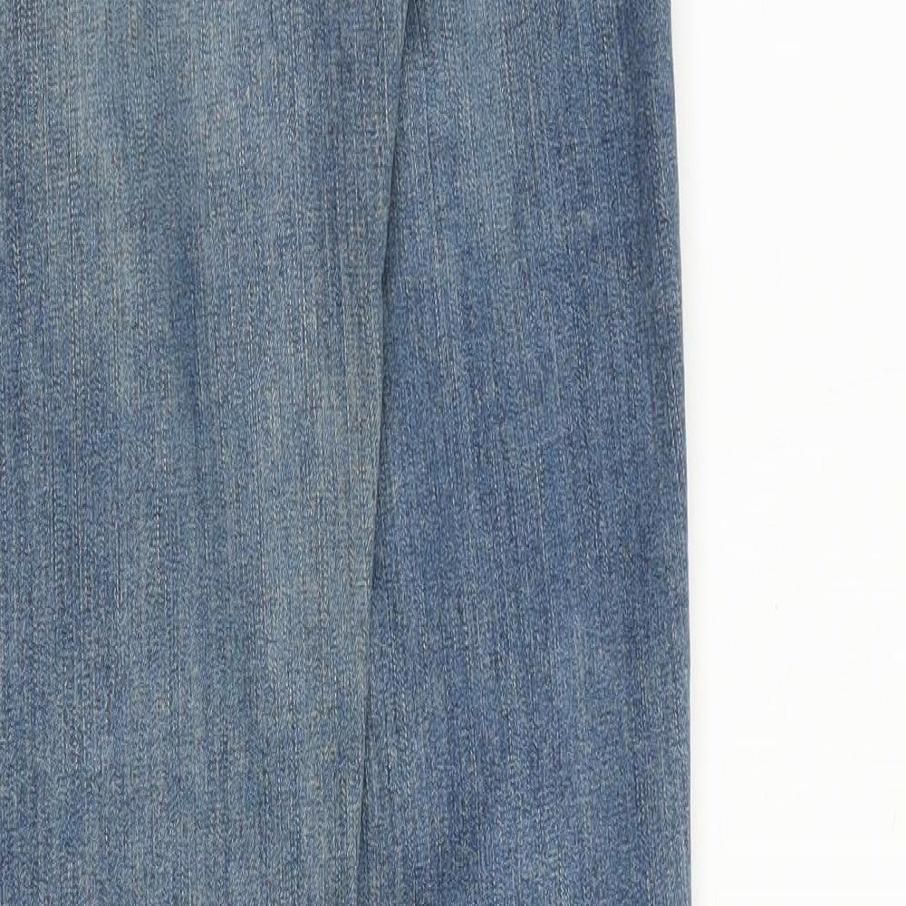 AllSaints Womens Blue Cotton Skinny Jeans Size 25 in Slim Zip