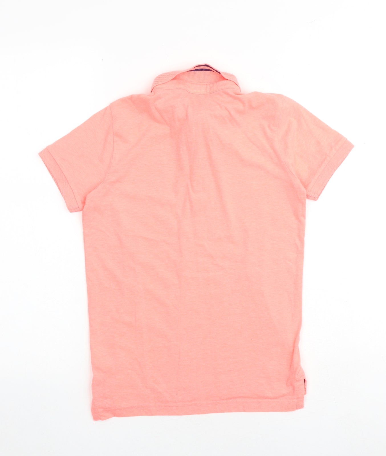 NEXT Boys Pink Polyester Basic Polo Size 9 Years Collared Button