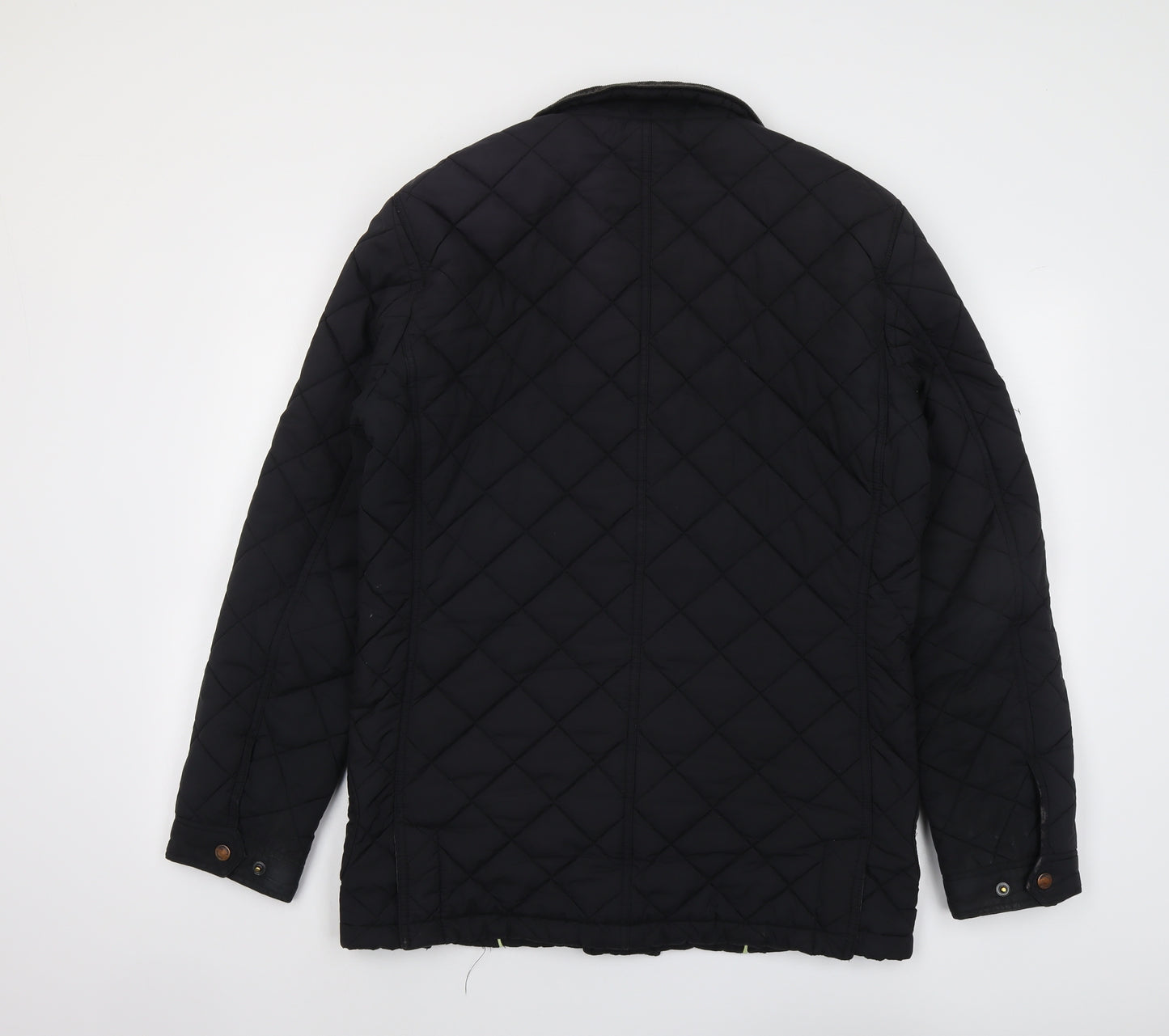 Dubarry Mens Black Quilted Jacket Size M Zip