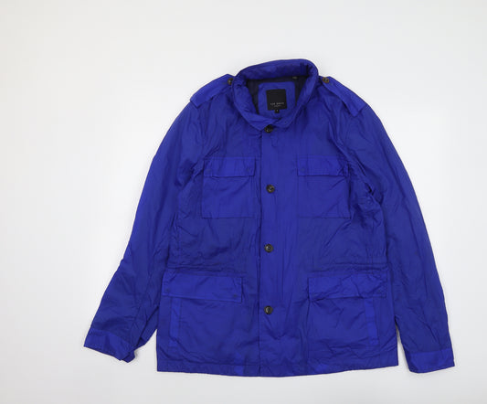 Ted Baker Womens Blue Jacket Size 14 Zip