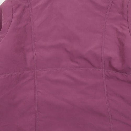 First Avenue Womens Purple Jacket Size 20 Zip