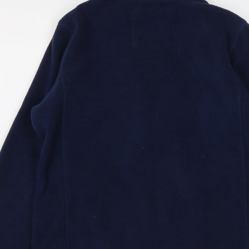 M&Co Womens Blue Jacket Size 14 Zip
