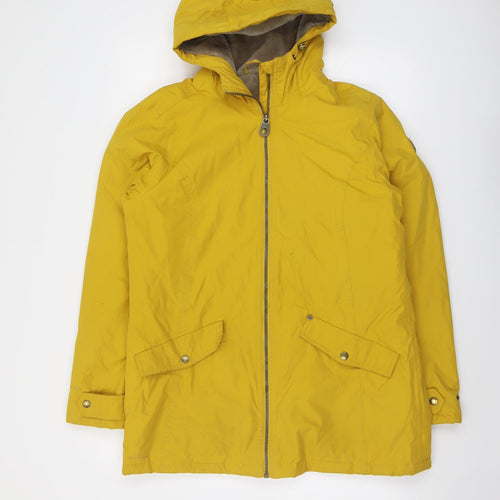 Regatta Womens Yellow Windbreaker Jacket Size 14 Zip