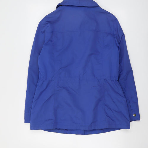 Classic Womens Blue Jacket Size 12 Zip
