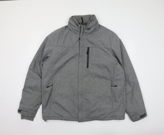 Marks and Spencer Mens Grey Jacket Size L Zip