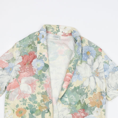 C&A Womens Multicoloured Floral Jacket Size 10